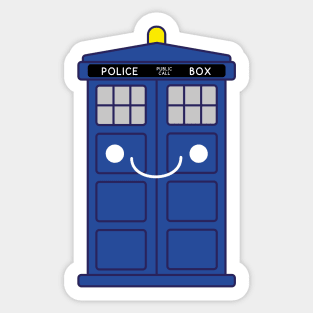 Kawaii Police Box Sticker